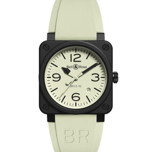 Replica Bell and Ross br0392 Watch BR 03-92 FULL LUM BR0392-LUM1-CE/SRB